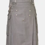 Scottish Light Grey Utility Kilt