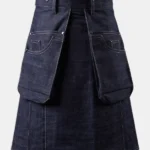 Scottish Men's Denim Kilt