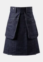 Scottish Men's Denim Kilt