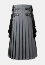 Scottish Orange Fashion Utility Kilt Back