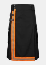 Scottish Orange Firefighter Utility Kilt