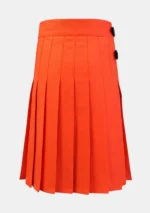 Scottish Orange Firefighter Utility Kilt Back