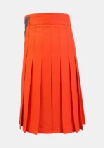 Scottish Orange Firefighter Utility Kilt Left