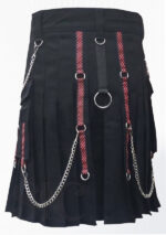 Standard Black Utility Kilt Scotland Clothing Design 38