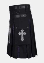 Sword Black Hybrid Kilt Left Side