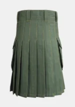 Sword Olive Utility Kilt Back