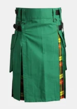 Traditional Green Scottish Hybrid Kilt