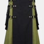 Traditional Scottish Black Fashion Kilt