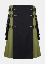 Traditional Scottish Black Fashion Kilt