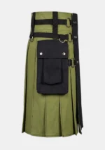 Traditional Scottish Black Fashion Kilt Right