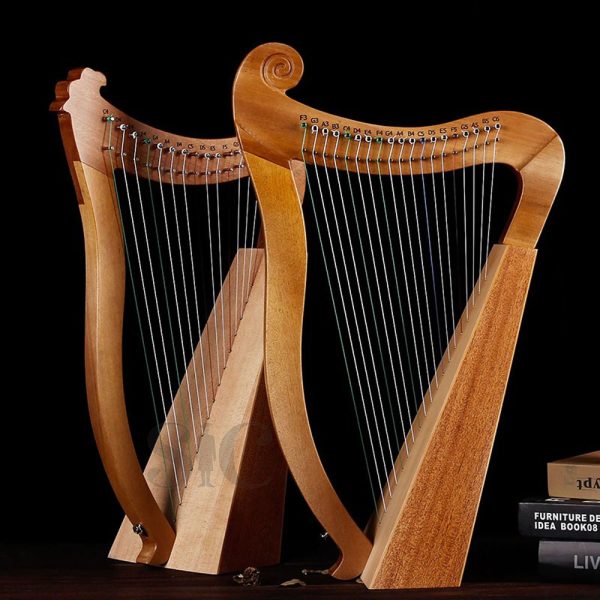 15 strängar 19 strängar liten harpa Nybörjare Violin sträng lyra Design 55