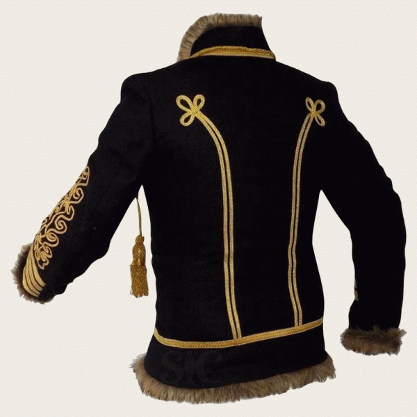 Napoleonic Military Hussars Uniform Style Tunic Elise Jami Hendrix Jacket Design 2