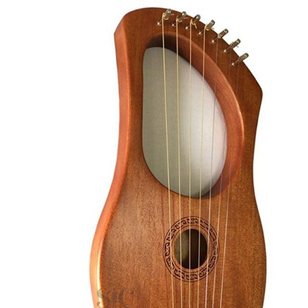 7 Coarde Liră Harp Design Solid Mahon 76