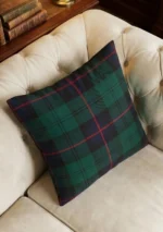 Armstrong Tartan Cushion Side View