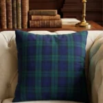 Black Watch Tartan Cushion Front View