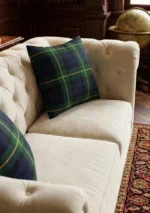 Gordon Tartan Cushion Side