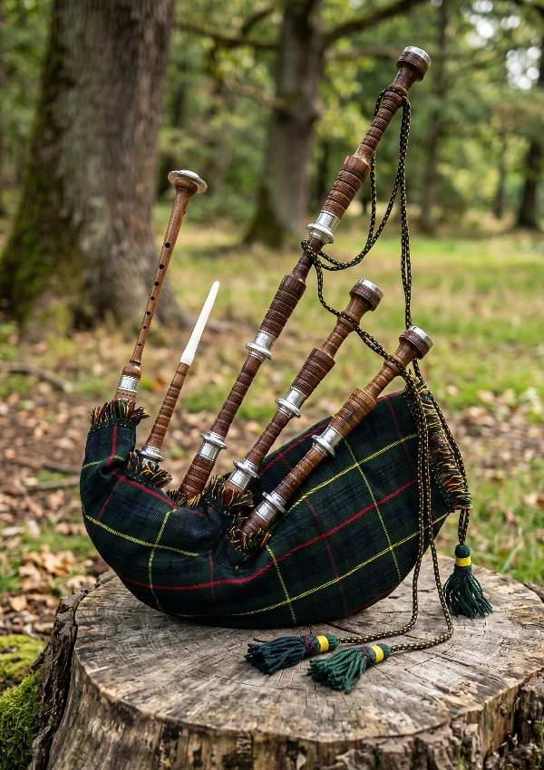 Hunting Stewart Tartan Bagpipe