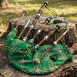 Irish Tartan Bagpipe