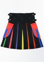 Men Rainbow Utility Hybrid Kilt design 19