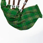 Premium Quality Scottish Irish Tartan Bagpipe for Sale Side
