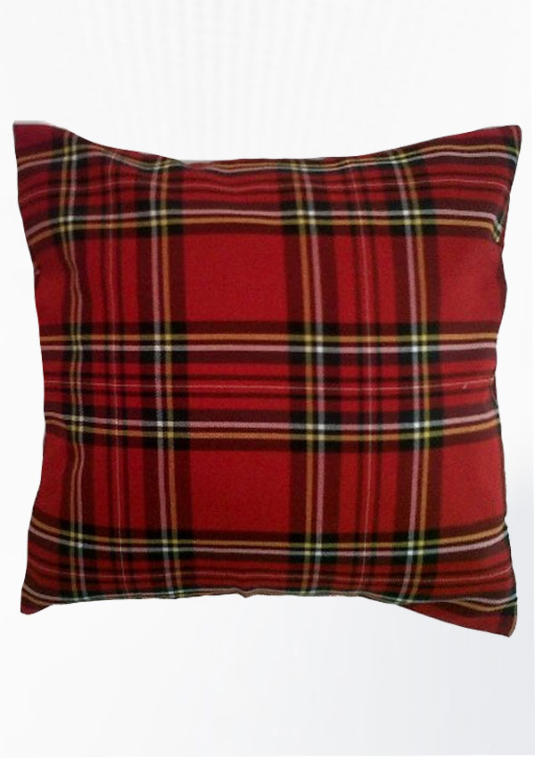Red Tartan Cushion Design 9