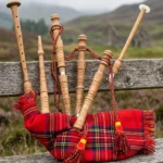 Royal Stewart Tartan Highland Bagpipe