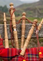 Royal Stewart Tartan Highland Bagpipes