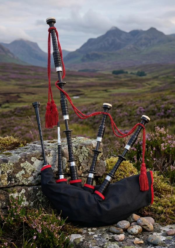 Scottish Black Bagpipe