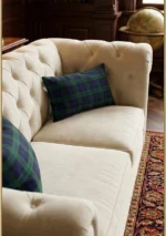 Scottish Black Watch Tartan Cushion Side