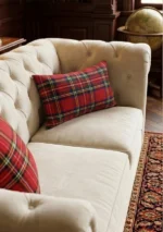 Scottish Royal Stewart Tartan Cushion Side