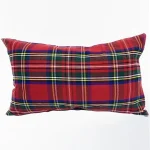 remium Quality Hand Made Scottish Royal Stewart Tartan Cushion