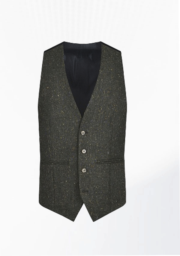 Green Tweed Waistcoat 17