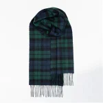 Premium Quality Hand Made Scottish Black Watch Tartan Scarf