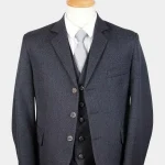 Premium Quality Hand Made Scottish Charcoal Grey Argyle Jacket