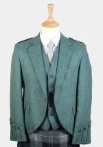 Premium Quality Traditional Scottish Green Argyle Jacket