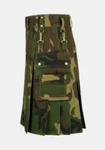 Army Camouflage Utility Kilt Left