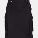 Black Hybrid Utility Kilt