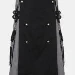 Black and Grey Utility Kilt