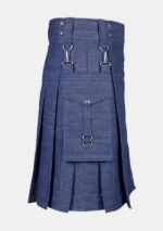 Blue Denim Kilt Right