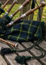 Gordon Tartan Bagpipe Cords
