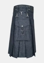 Grey Utility Kilt Right