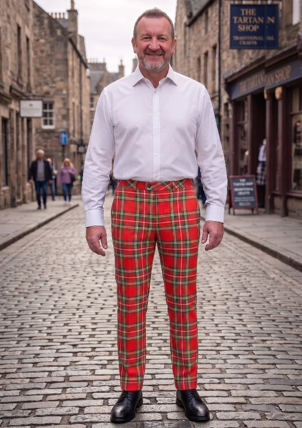 Hand Made Royal Stewart Tartan Trouser