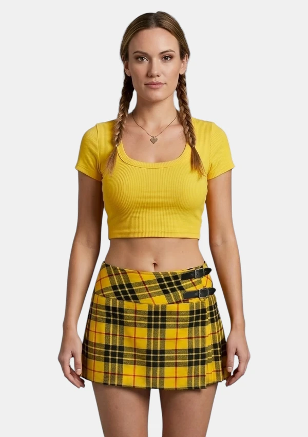 Macleod of Lewis Tartan Skirt Front View