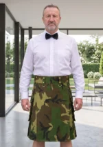 Men's Army Camouflage Utility Kilt