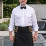 Men's Black & Brown Utility Kilt