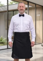 Men's Black Gothic Utility Kilt