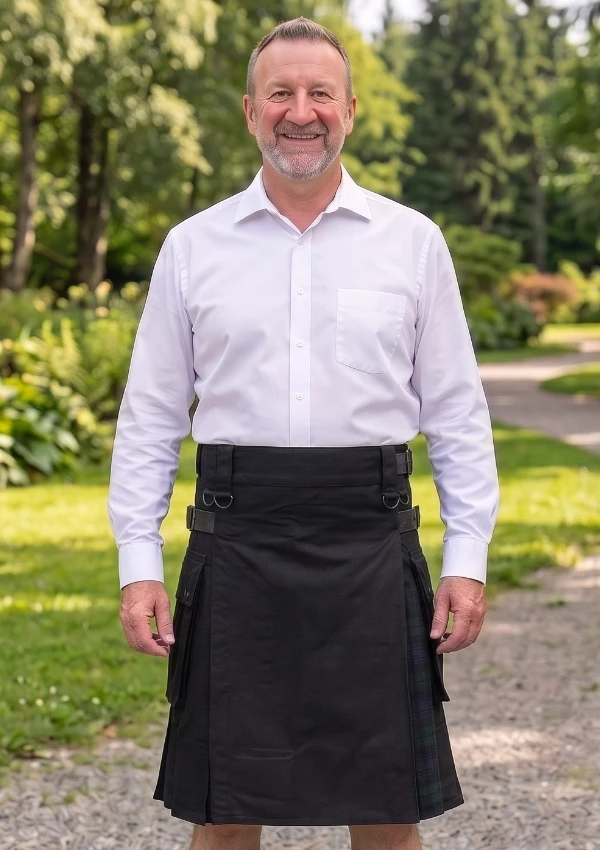 Men's Black Watch Hybrid Kilt
