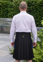 Men's Blue & Black Utility Kilt Back