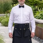 Men's Modern Black Work Utility Kilt