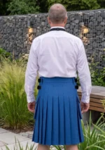 Men's Royal Blue Hybrid Kilt Back